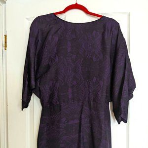 Dolce Vita Purple Silk Mini Dress with lining